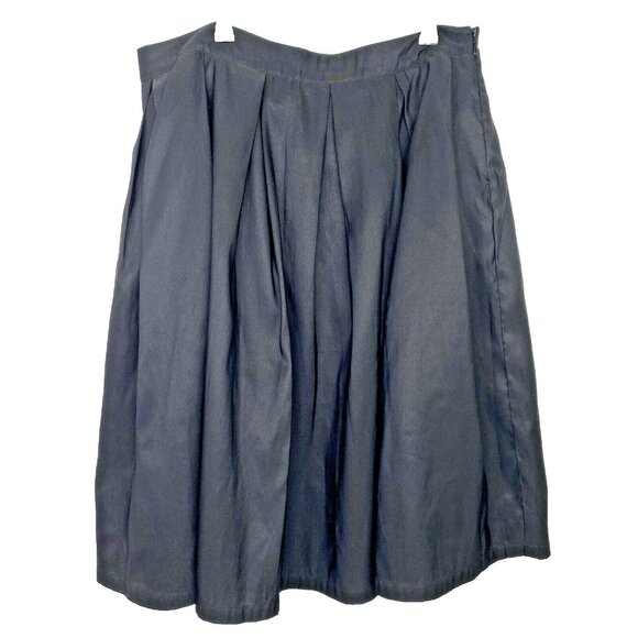 Forever 21+ Plus Skirt Women Size 0X Black A-Line Tulle Lined Knee Length Party - Picture 1 of 4